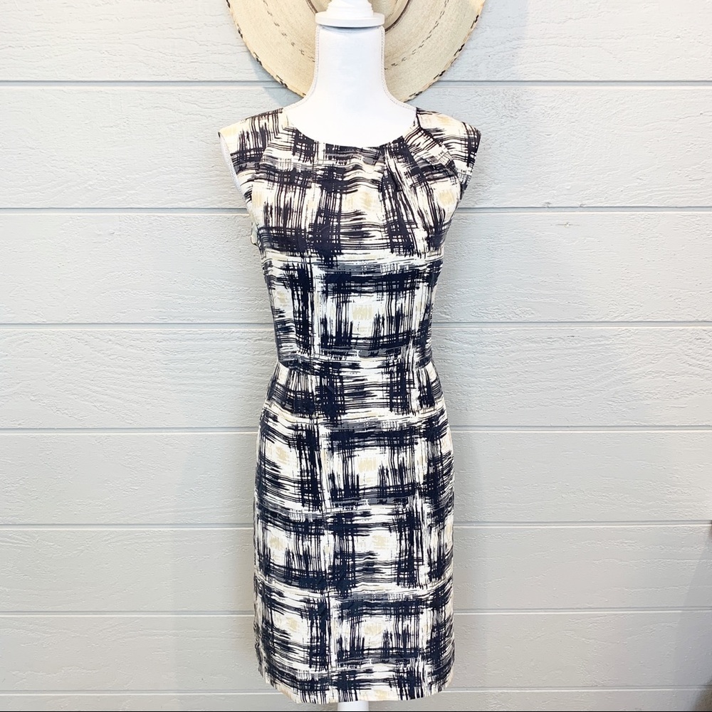 Pendleton Black and Cream Midi Dress